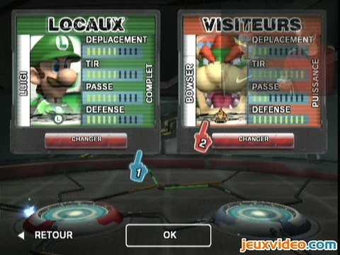 Mario Strikers Charged Football : Luigi / Bowser