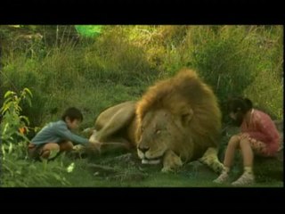 Afrika : Des enfants et des giraffes