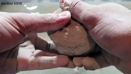 Grainy Gravel Sand Cement Water Crumble Soothing Cr: Hardtest ASMR✨