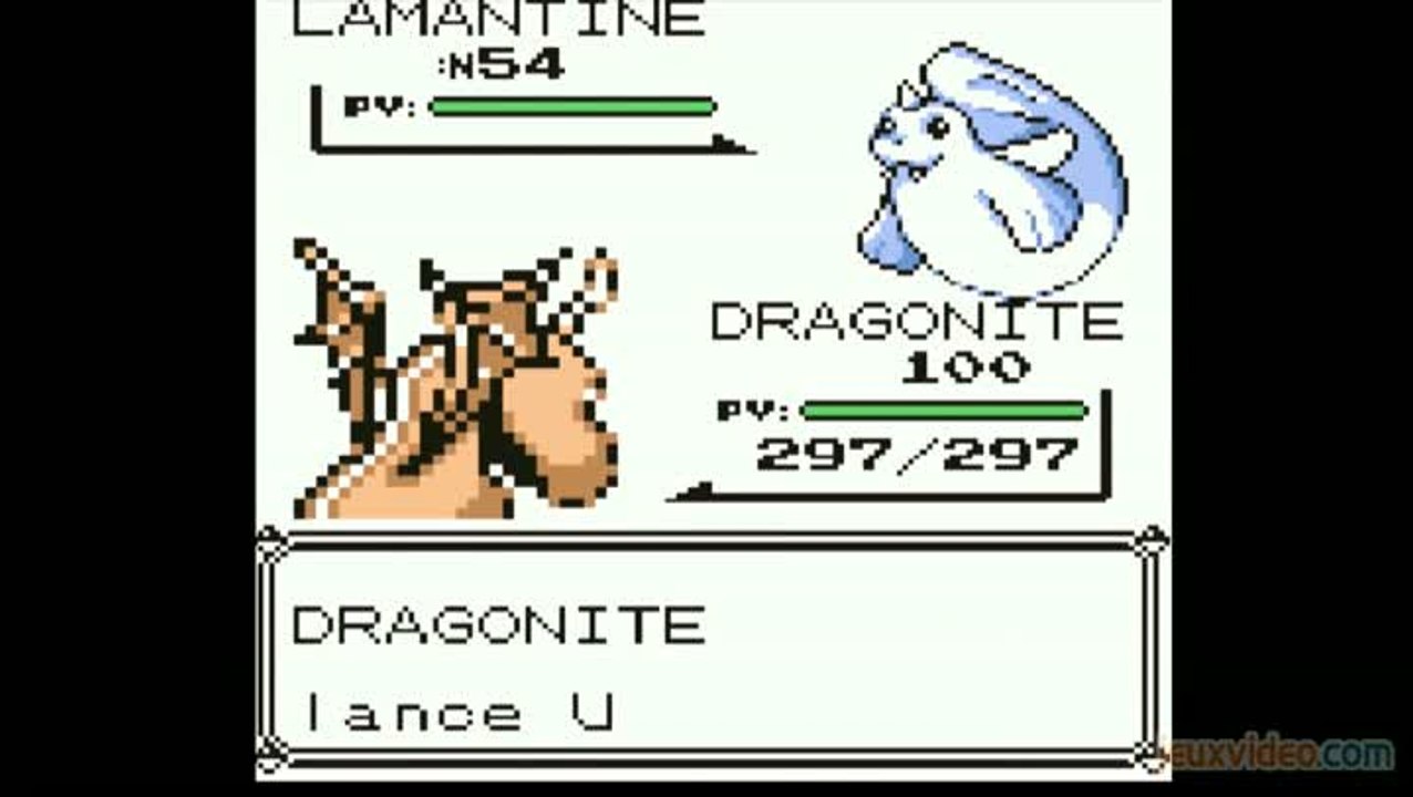 Pokémon Version Rouge : 2/3 : Le système de combat