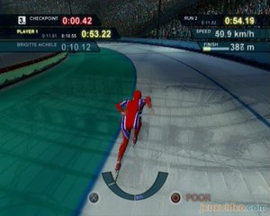 RTL Winter Games 2007 : Une route verglacé