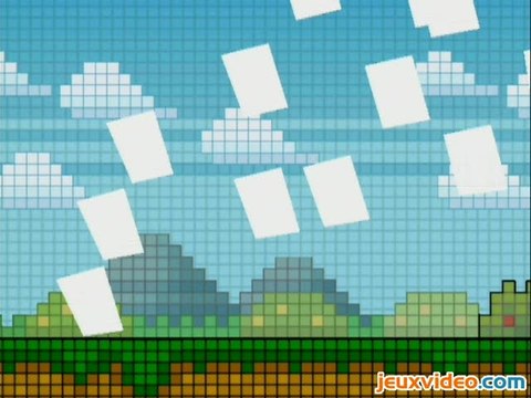 Super Paper Mario : Hommage à Mario Bros