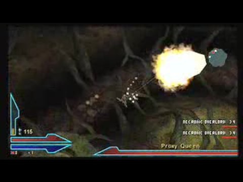 Alien Syndrome : Explosez les monstres bleus