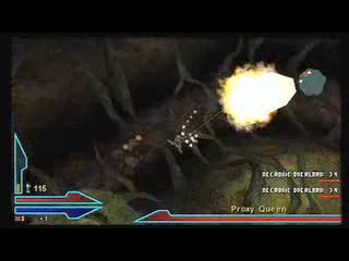 Alien Syndrome : Explosez les monstres bleus