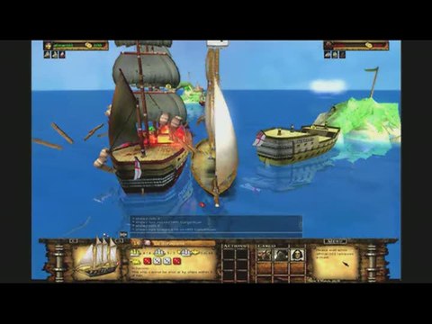 Pirates : Constructible Strategy Game Online : Combat à trois