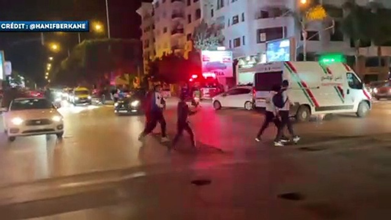 Le Maroc fête la qualification dans les rues de Casablanca