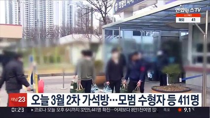 오늘 3월 2차 가석방…모범 수형자 등 411명