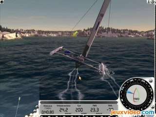 32nd America's Cup : Course en trimaran