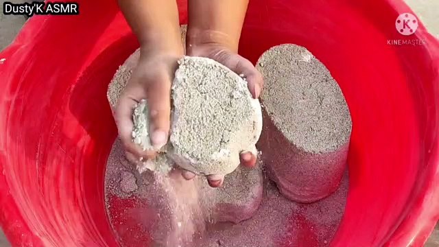 Soft Grainy Sand Cement Dry Water Crumbles Relaxing Cr: DustyK ASMR❤