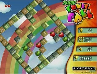 Super Fruit Fall : Escalier !