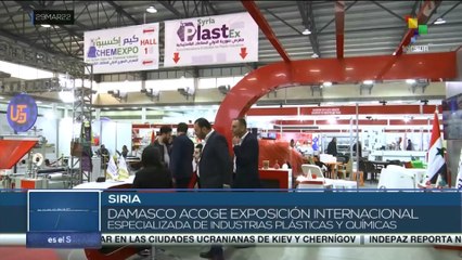 Siria acoge exposición internacional especializada de industrias plásticas y químicas