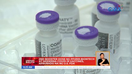 2nd booster dose ng Pfizer-BioNTech at Moderna COVID-19 vaccines, aprubado na ng US FDA