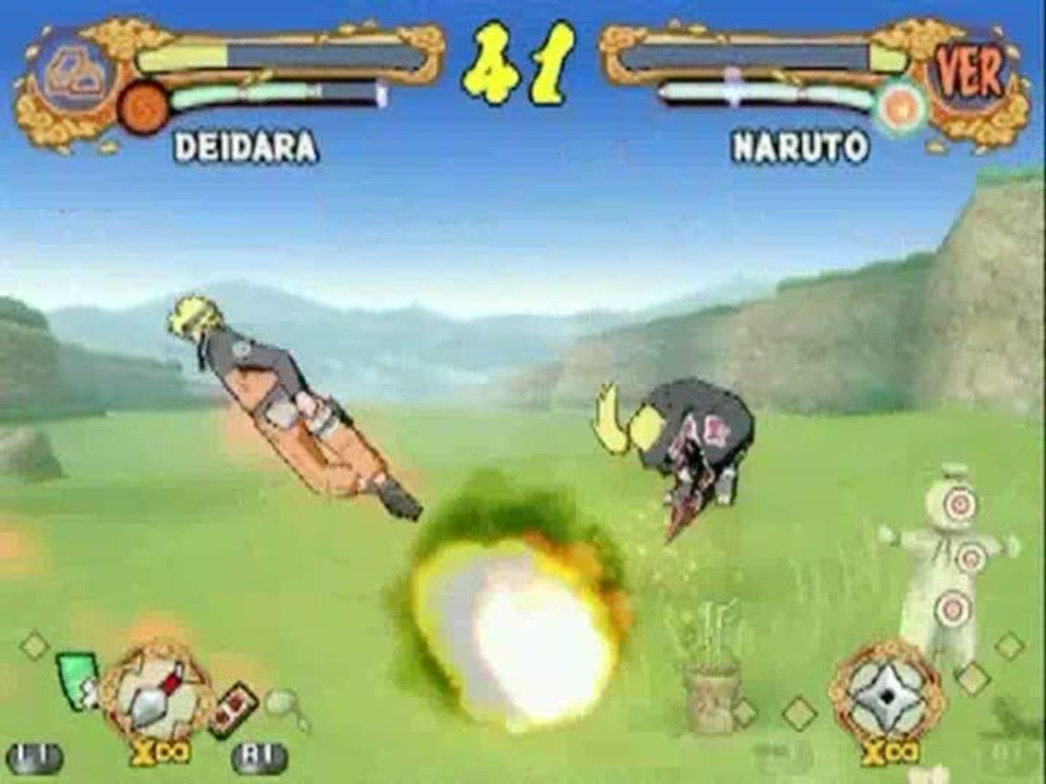 Naruto Shippuden : Ultimate Ninja 4 : Deidara vs Naruto