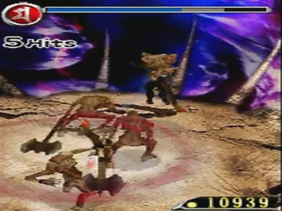 Ninja Gaiden Dragon Sword : combats