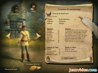 Drakensang : L'Oeil Noir : Création de personnage