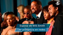 Jada Pinkett Smith rompe el silencio tras bofetada de Will Smith a Chris Rock