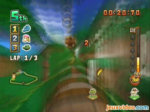 Donkey Kong Jet Race : Course de singes
