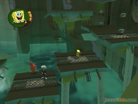 Bob l'Eponge et ses Amis : Attaque sur l'Ile du Volcan : Gameplay