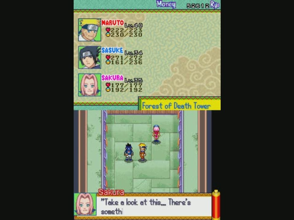 Naruto : Path of the Ninja : Gameplay : Naruto, Sasuke & Sakura, partie 2