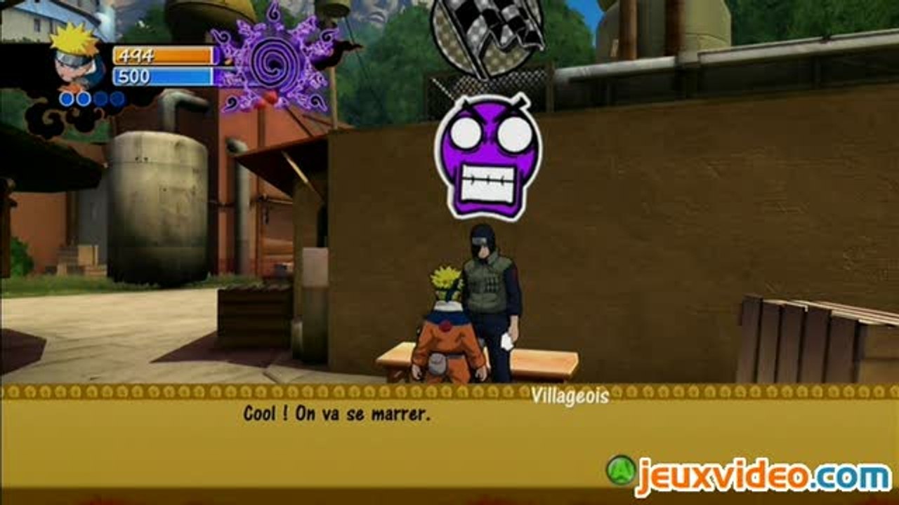 Naruto : Rise of a Ninja : Visite de Konoha