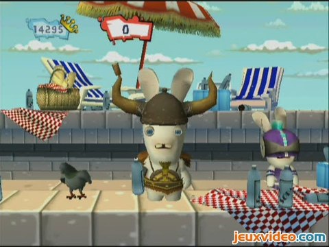 Rayman contre les Lapins encore plus Crétins :