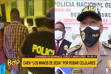 Caen "Los manos de seda de Fiori": banda se dedicaba a robar celulares en discotecas y restaurantes