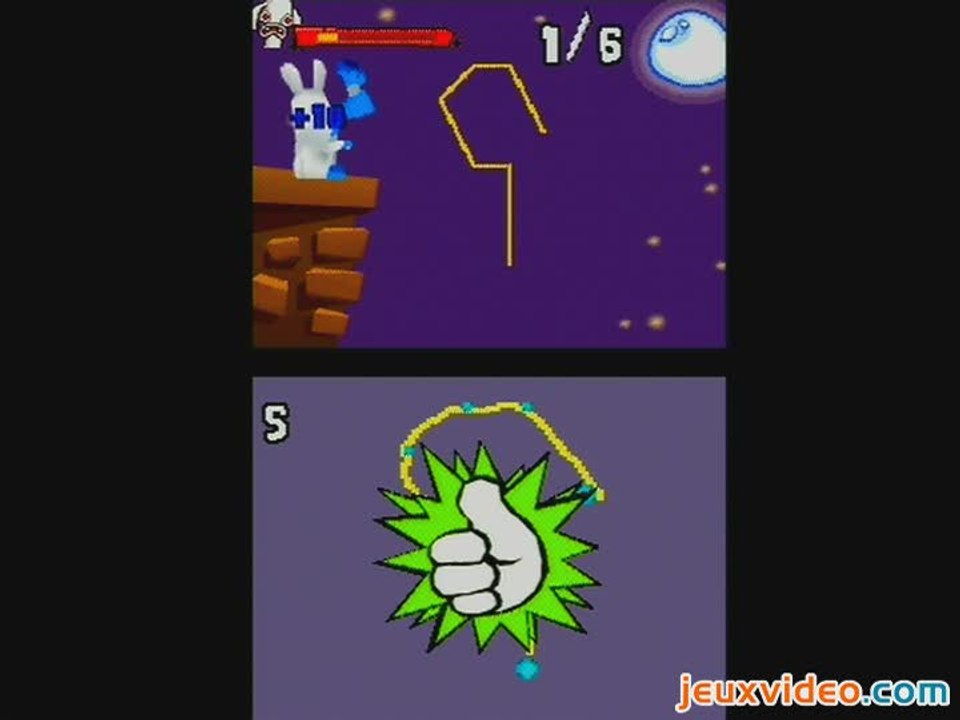 Rayman contre les Lapins encore plus Crétins :