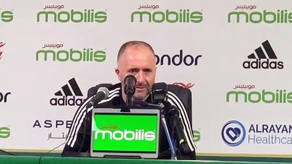 La sortie absolument tragique de Djamel Belmadi en conférence de presse !