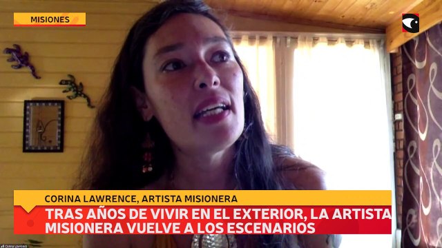 Tras años de vivir en el exterior, la artista misionera vuelve a los escenarios