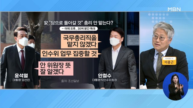 신문브리핑 3 安, 尹 당선인과 독대… 총리 안 맡고 인수위 집중 외 주요기사