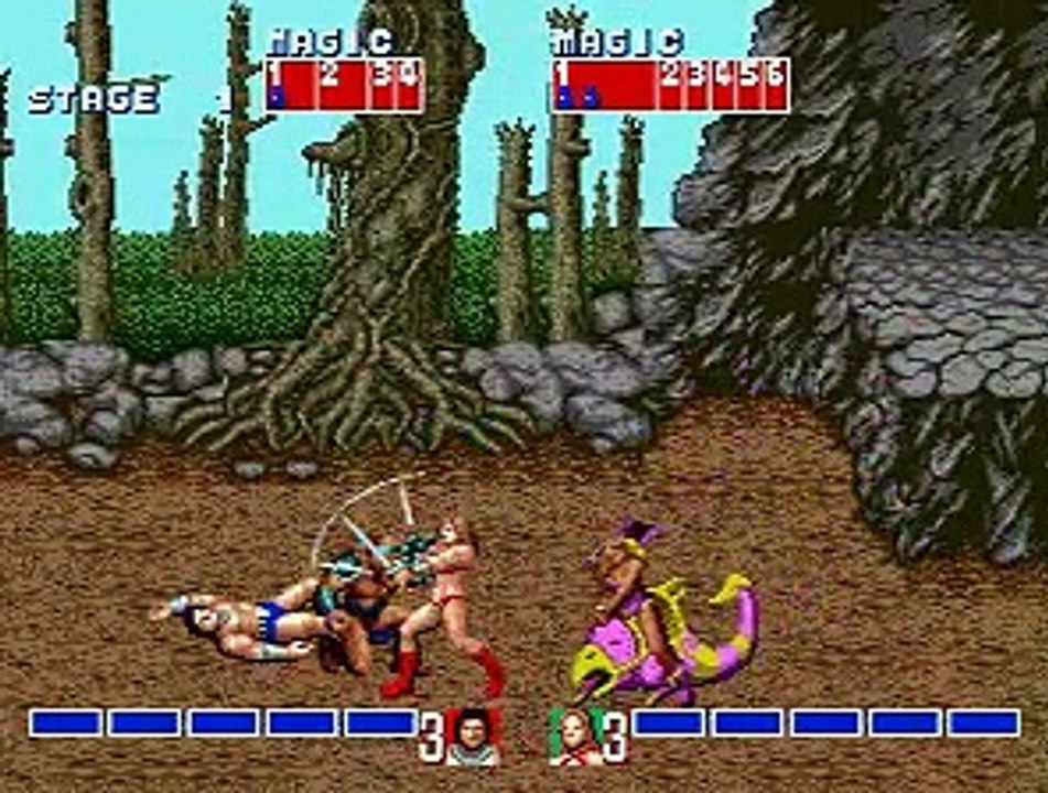 Golden Axe online multiplayer - megadrive