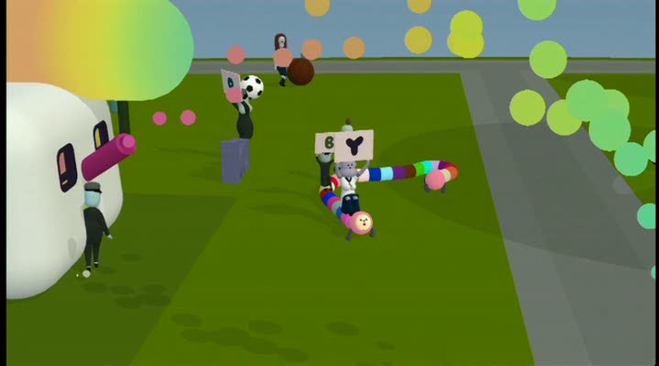 Noby Noby Boy : Une expérience avec des bulles