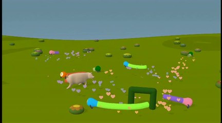 Noby Noby Boy : Allons voir les cochons.
