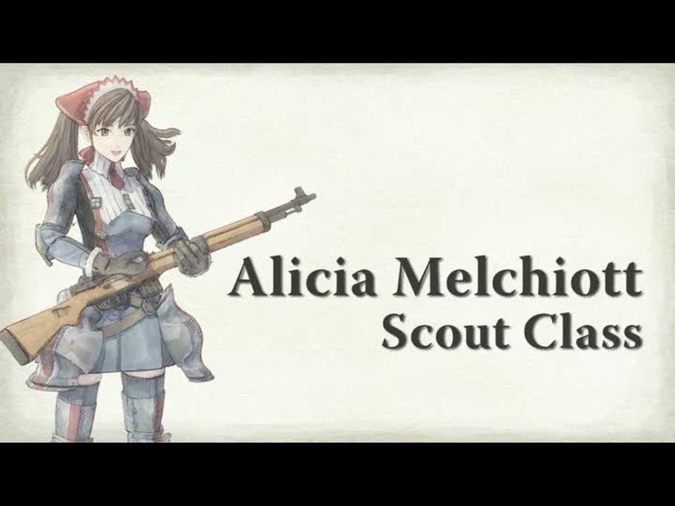 Valkyria Chronicles : Présentation d'Alicia