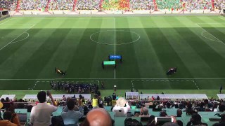 Revivez l'ambiance de l'entrée des joueurs lors du match Sénégal vs Egypte