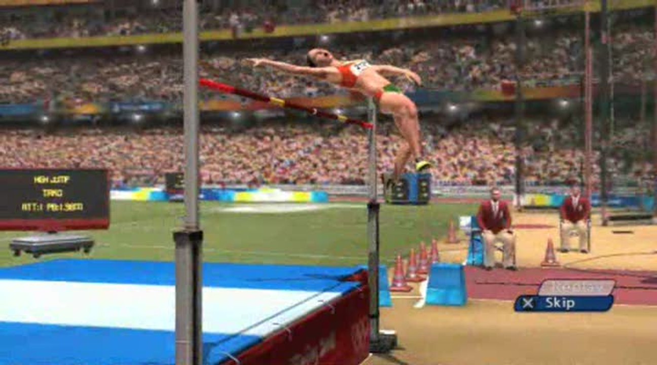 Beijing 2008 : Le Jeu Vidéo Officiel des Jeux Olympiques : Saut en hauteur