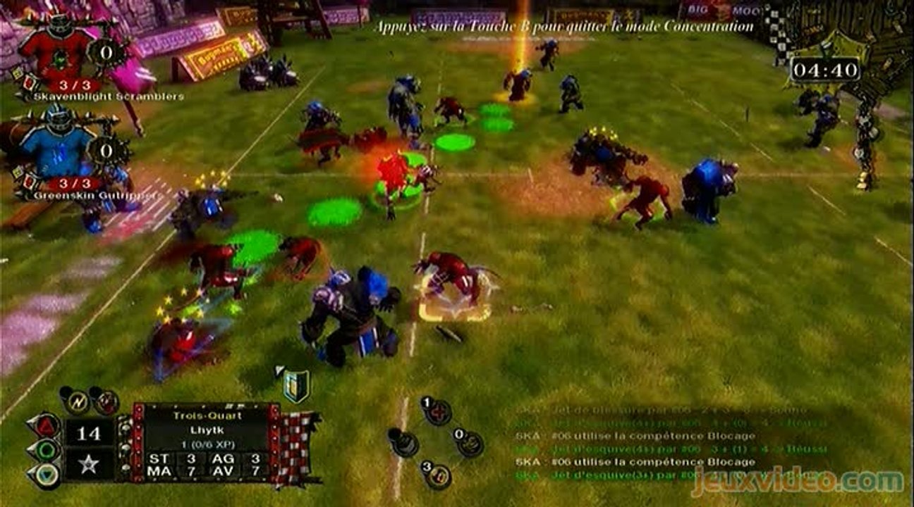 Blood Bowl : Skavens vs. Orques