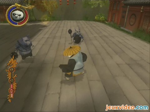 Kung Fu Panda : Le jeu : Combat contre des sangliers