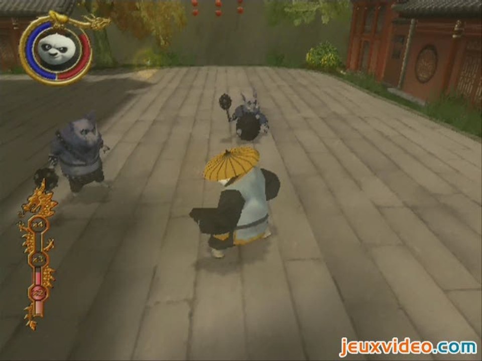 Kung Fu Panda : Le jeu : Combat contre des sangliers