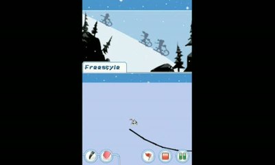 Line Rider : Cabrioles et loopings