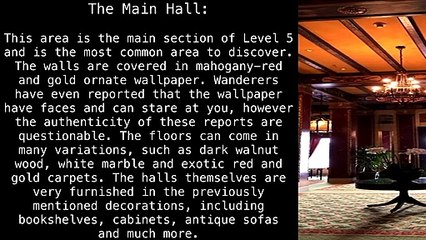 Level 5 "Terror Hotel" [The Backrooms]