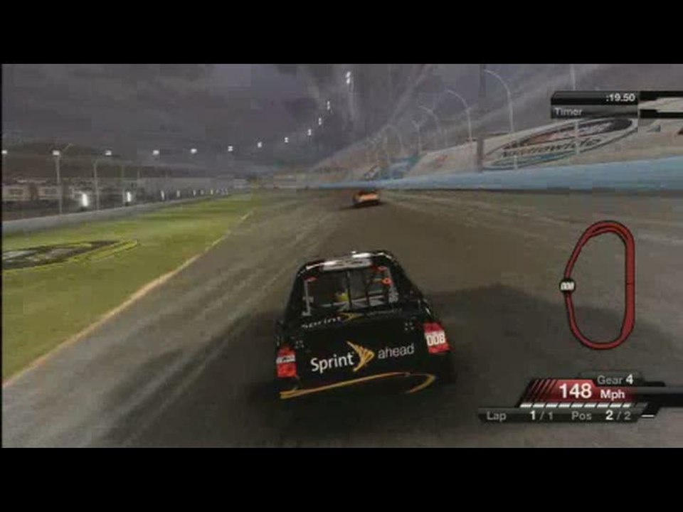 NASCAR 09 : Gameplay & menus