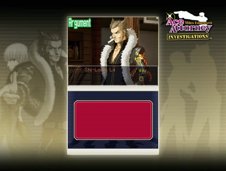 Ace Attorney Investigations : Miles Edgeworth : TGS 2009 : Trailer