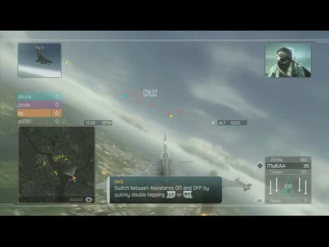 Tom Clancy's H.A.W.X. : Le gain d'expérience