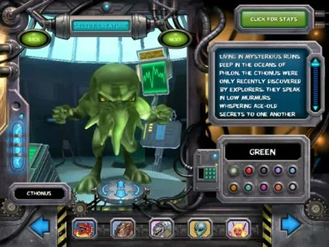 Freaky Creatures : Création de créatures