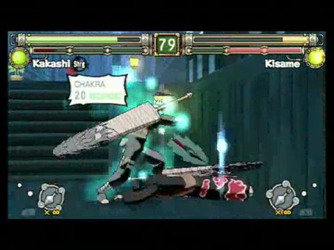 Naruto : Ultimate Ninja Heroes 2 : The Phantom Fortress : Kakashi Vs Kisame
