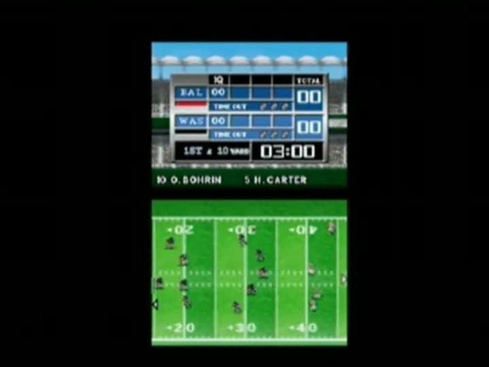 Tecmo Bowl : Kickoff : Baltimore contre Washington (2/3)