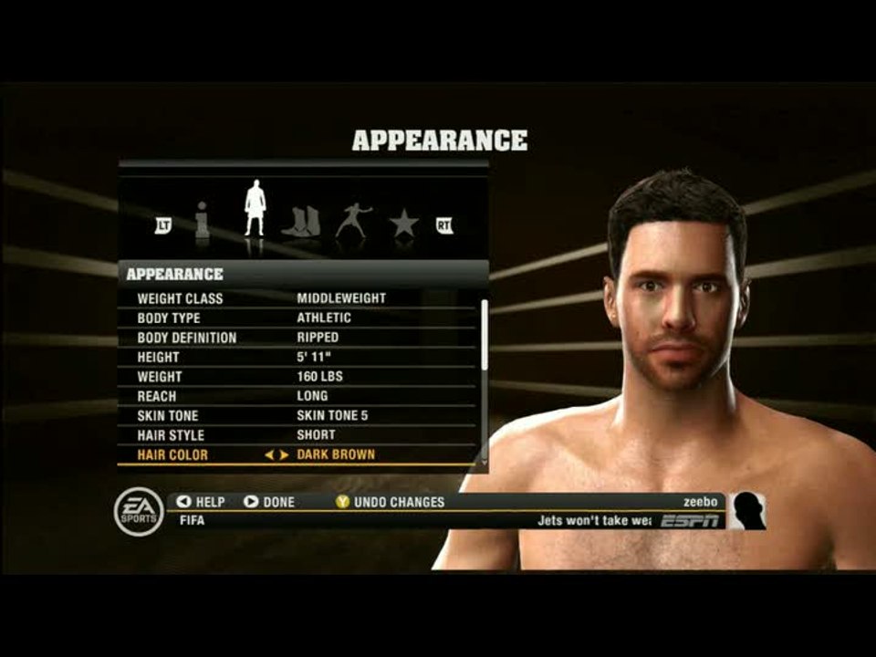 Fight Night : Round 4 : La création d'un boxeur