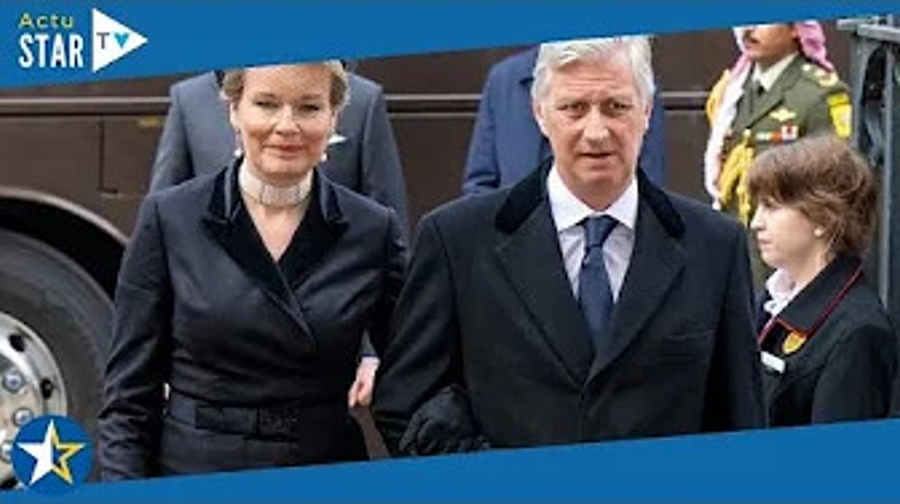 Le roi Philippe et la reine Mathilde de Belgique : à Londres en hommage au prince Philip