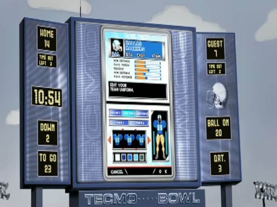Tecmo Bowl : Kickoff : Gameplay et features